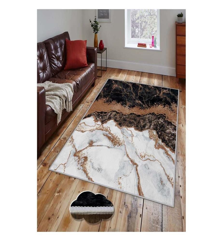 Tapis, multicolore, 100% polyester, 50 x 80 cm