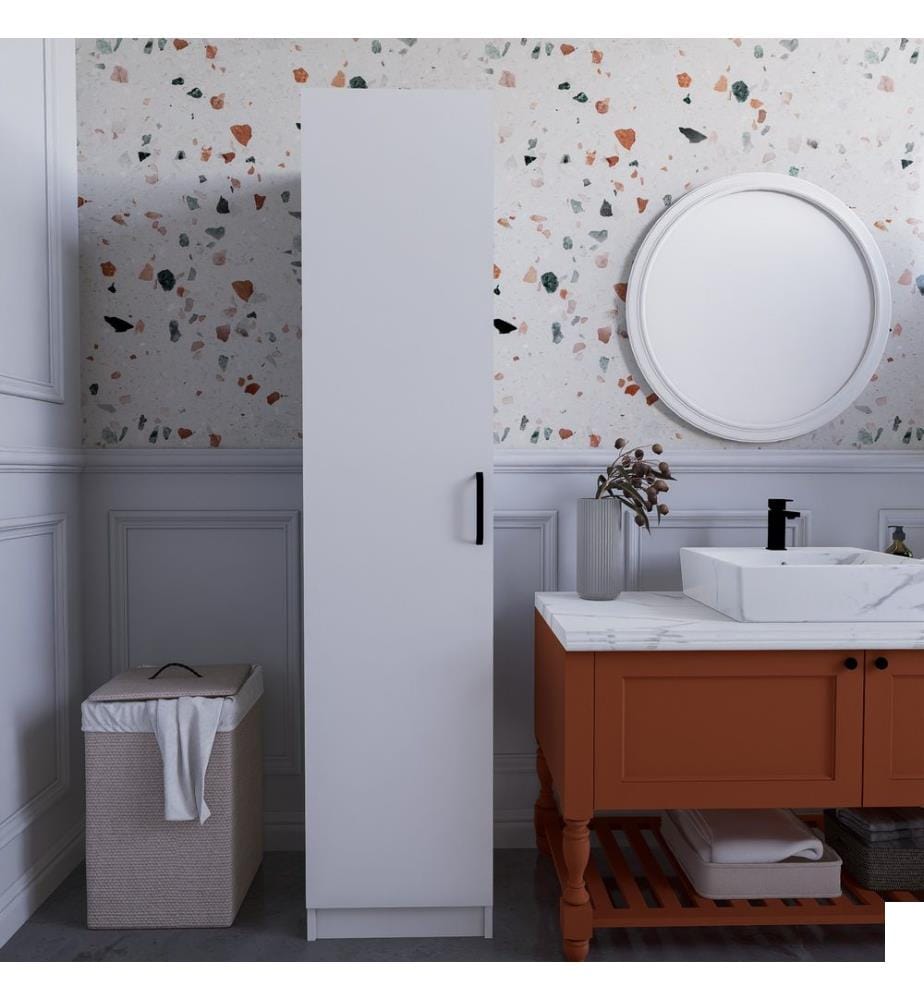 Armoire, blanc, 100% Melamine Particle Board