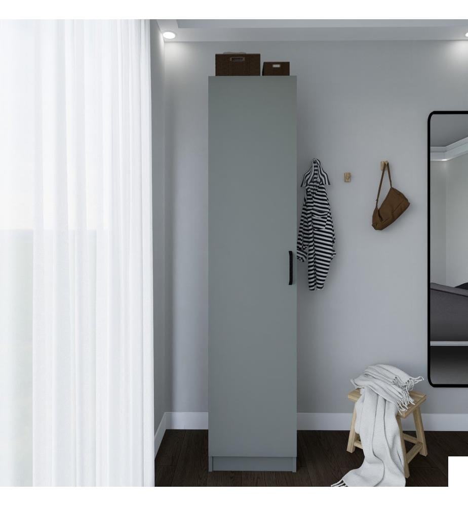 Armoire, Gris, 100% Melamine Particle Board