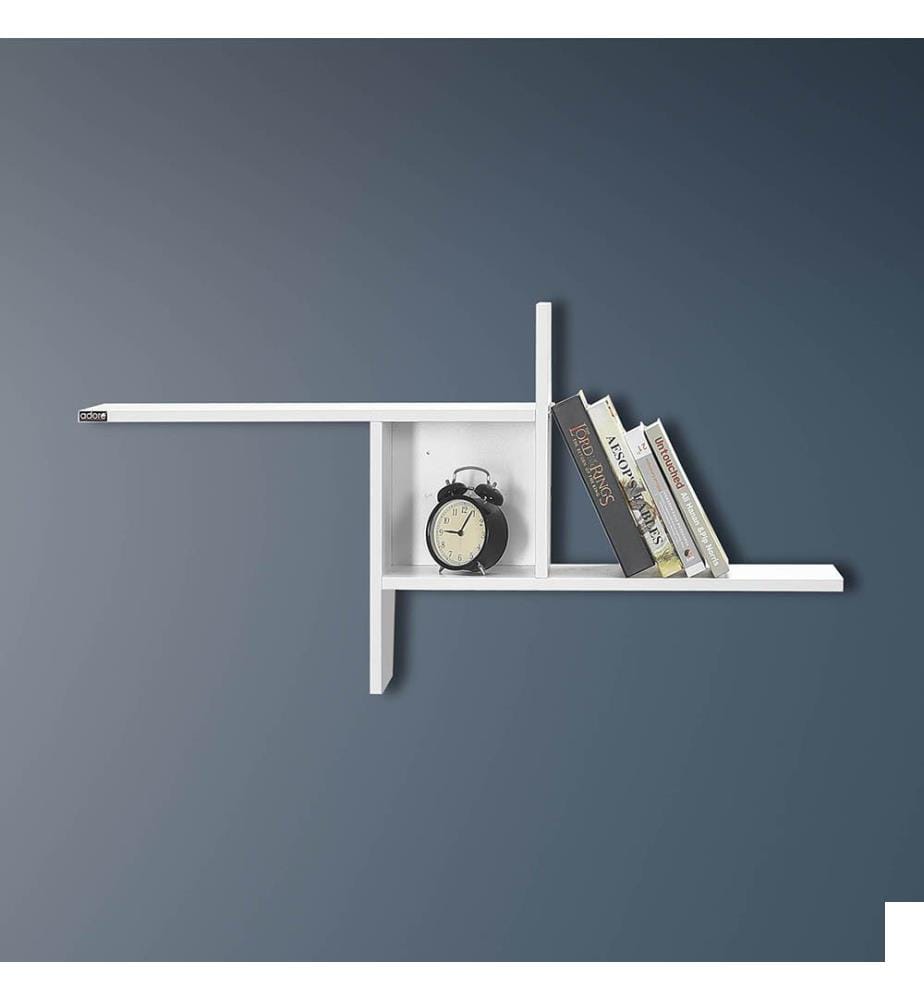 Etagère murale, Diamond White, Panneau de particules mélaminé