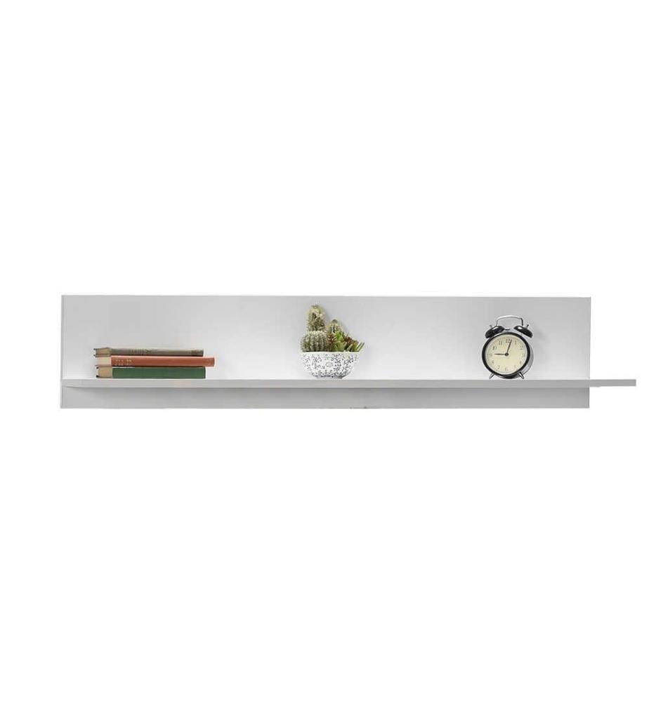 Etagère murale, blanc diamant, panneau de particules mélaminé