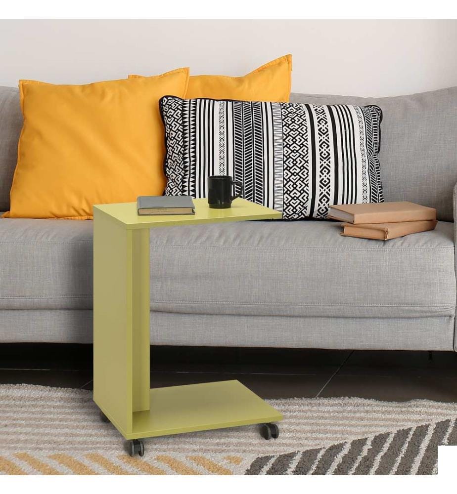 Table d'appoint, Vert, Panneau de particules mélaminé