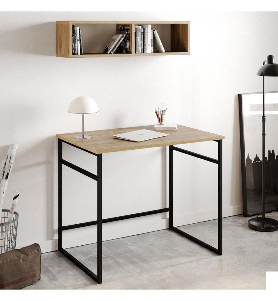 Chêne, Noirs, Tables Basses, 75X90X60 cm, Assiette De Particules Enrobée De Mélamine
