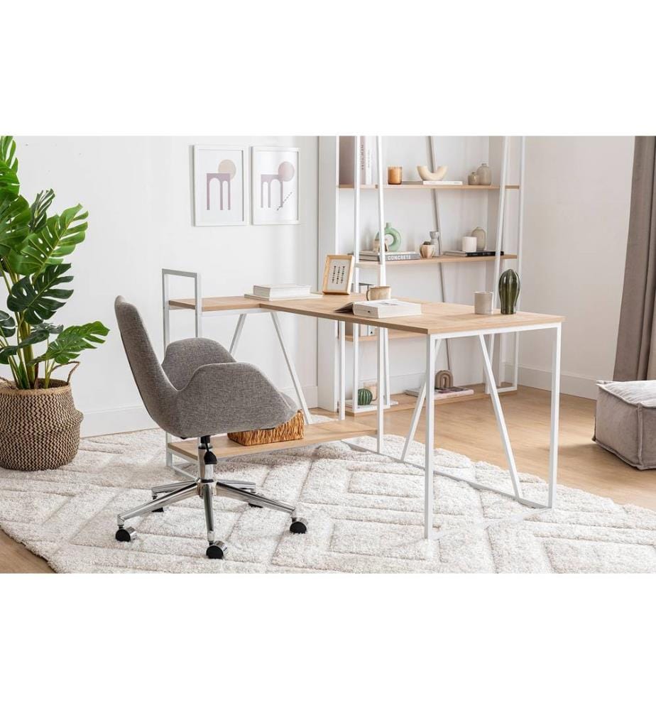 Bureau d'étude, Saphir, Blanc, 100% Melamine Coated Particle Board