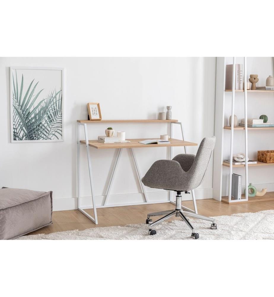 Bureau d'étude, Saphir, Blanc, 100% Melamine Particle Board