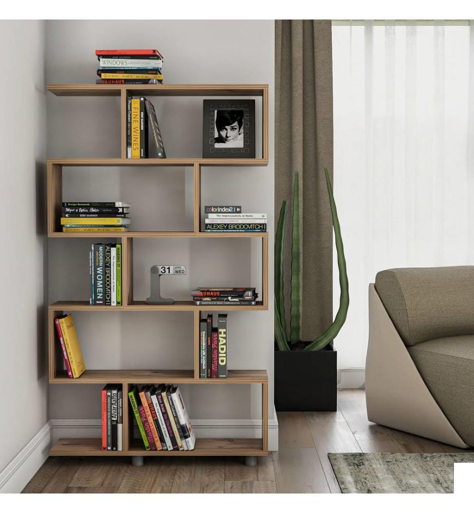 Kiefer, Librairie, 156X90X20 cm, Plaque De Particules Enrobée De Mélamine