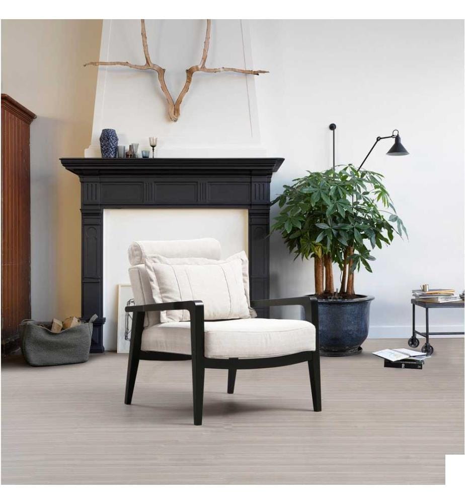 Wing Chair, crème, structure en hêtre, tissu polyester