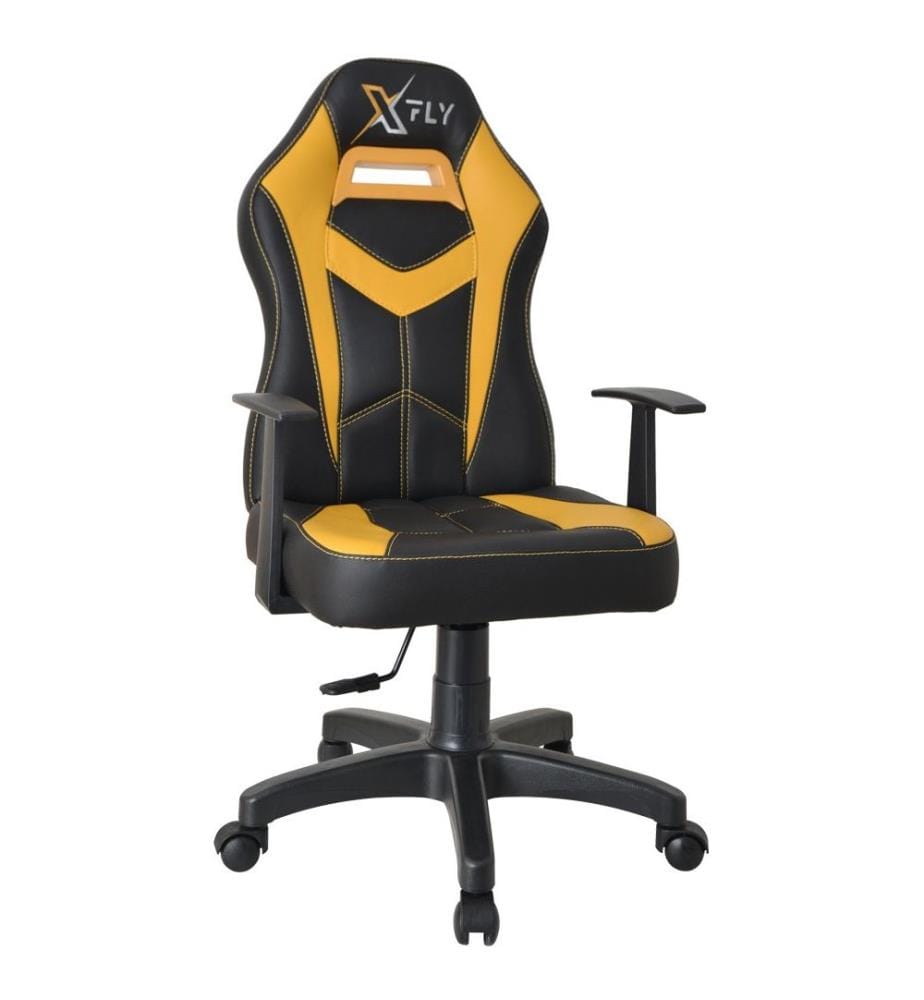 Chaise de jeu, jaune noir, polyuréthane