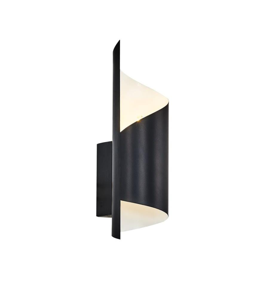 Noir, Lumières Murales, 10X8 cm, Corps Métallique