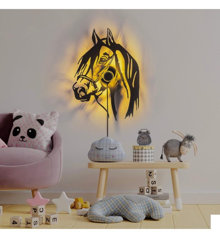 Lampe Murale, Noir, En Métal