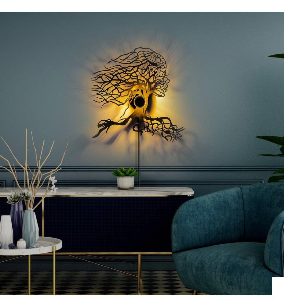 Lampe Murale, Noir, En Métal