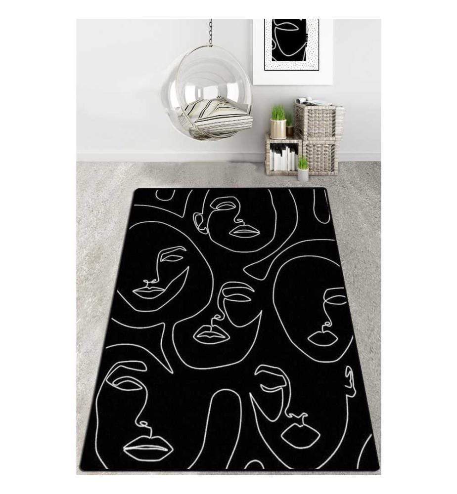 Tapis, 80 x 140, , Multicolor, 50% Velours - 50% Polyester, 4 mm hauteur des poils