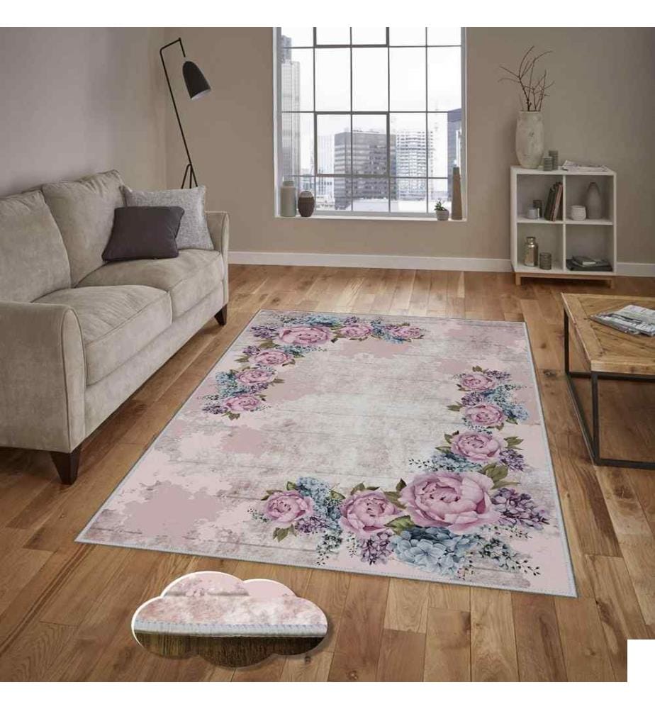 Tapis, 120 x 180, , Multicolore, Polyester, 1 mm de hauteur de velours