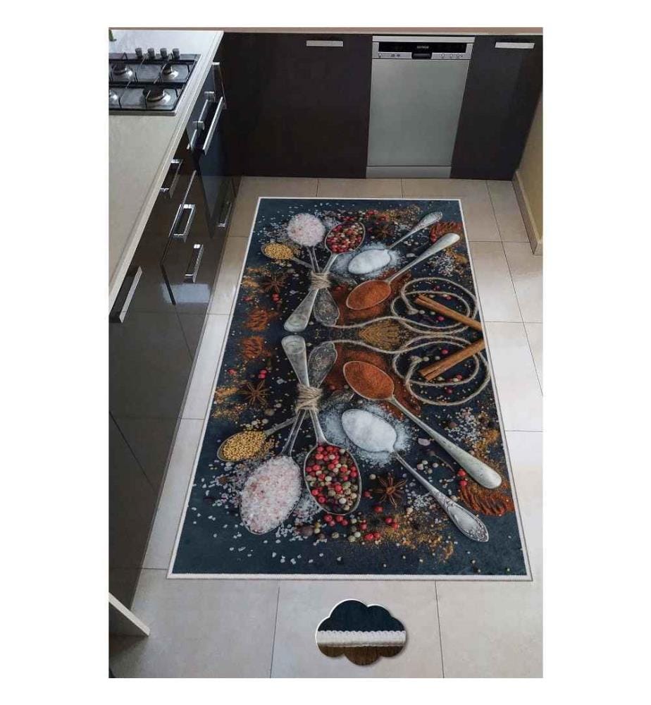 Tapis, 50 x 80, , Multicolore, Polyester, 850 gr-m²,