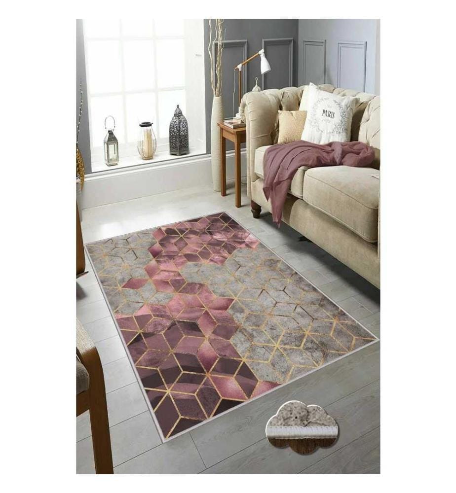 Tapis, 60 x 100, , Multicolore, Polyester, 850 gr-m²,