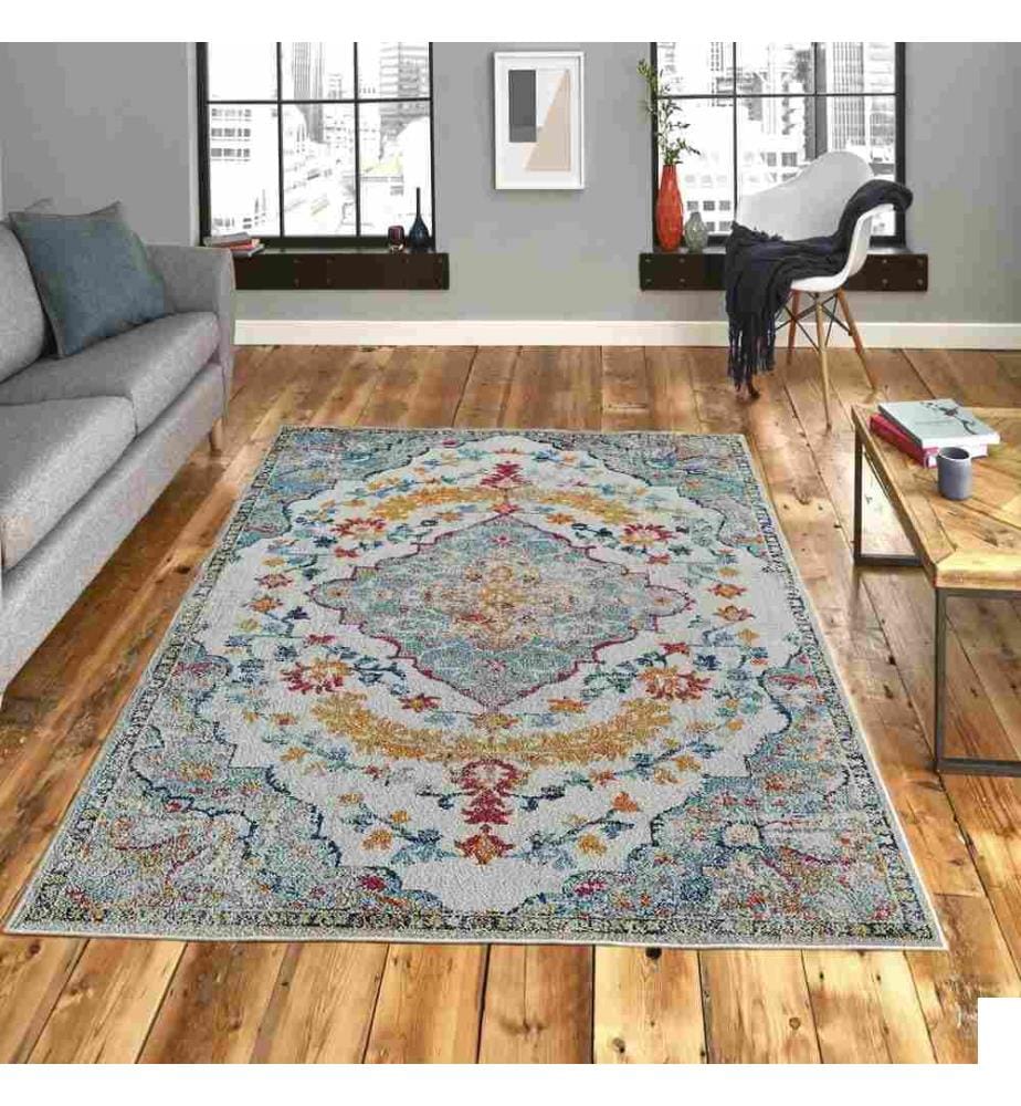 Tapis, 80 x 150, , Multicolor, 70% Coton - 30% Polyester, 1435 gr-m²,