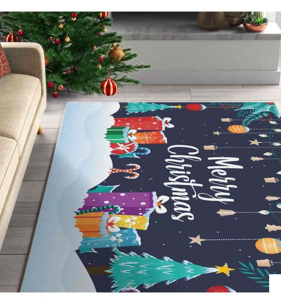 Tapis, 100 x 200, , Multicolor, 70% Coton - 30% Polyester, 1450 gr-m²,