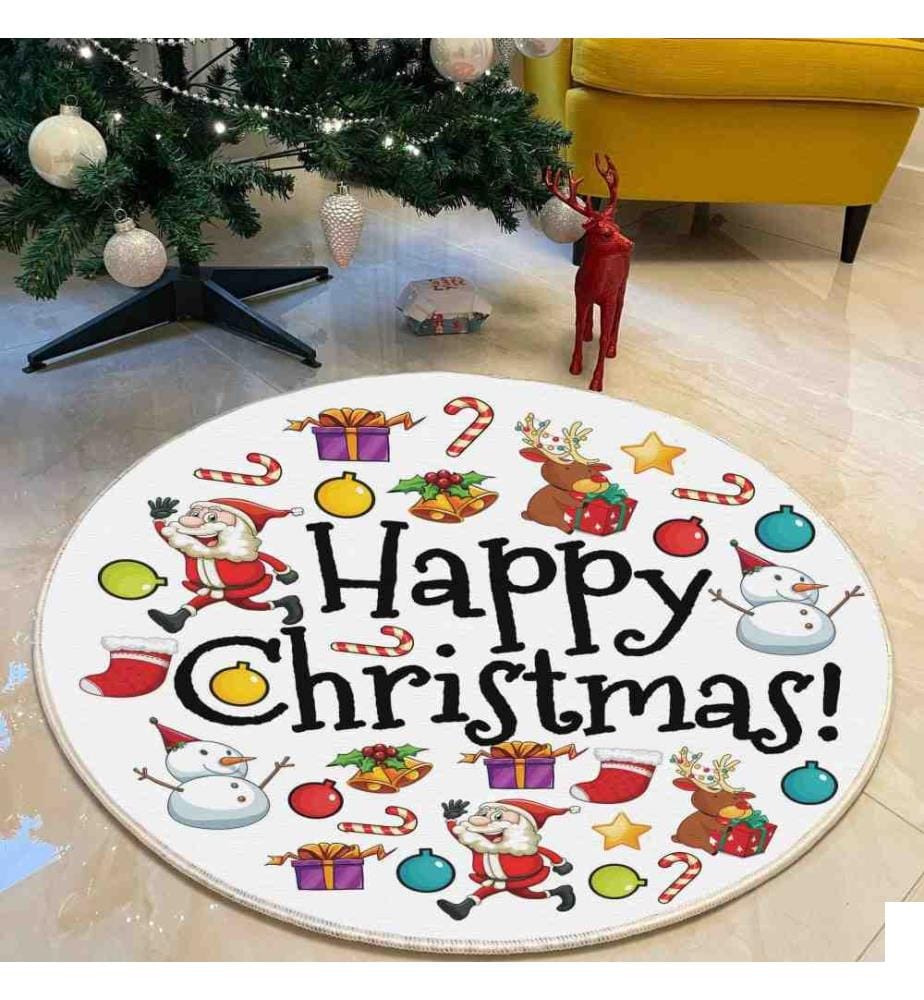 Tapis, 120 cm, , Multicolor, 70% Coton - 30% Polyester, 1450 gr-m²,