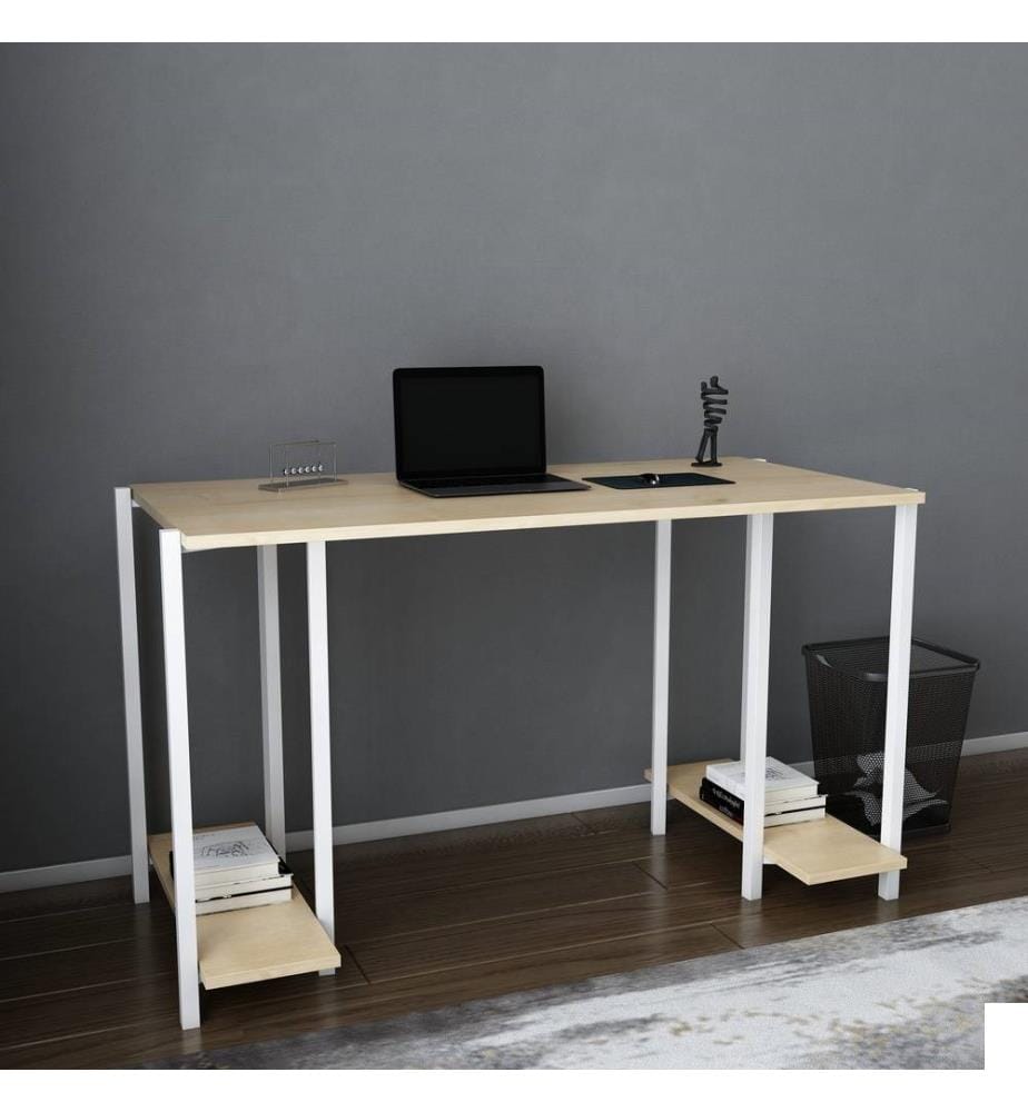 Bureau d'étude, chêne blanc, panneau de particules mélaminé