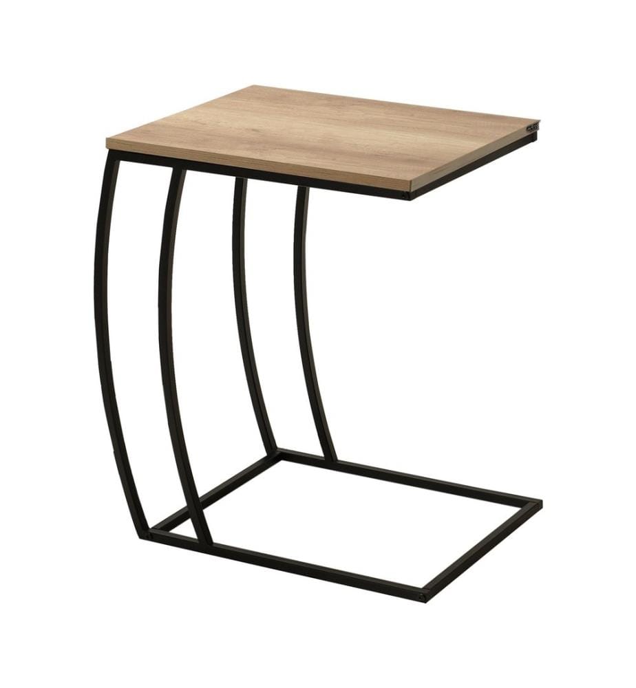 Table d'appoint, noyer noir, panneau de particules mélaminé