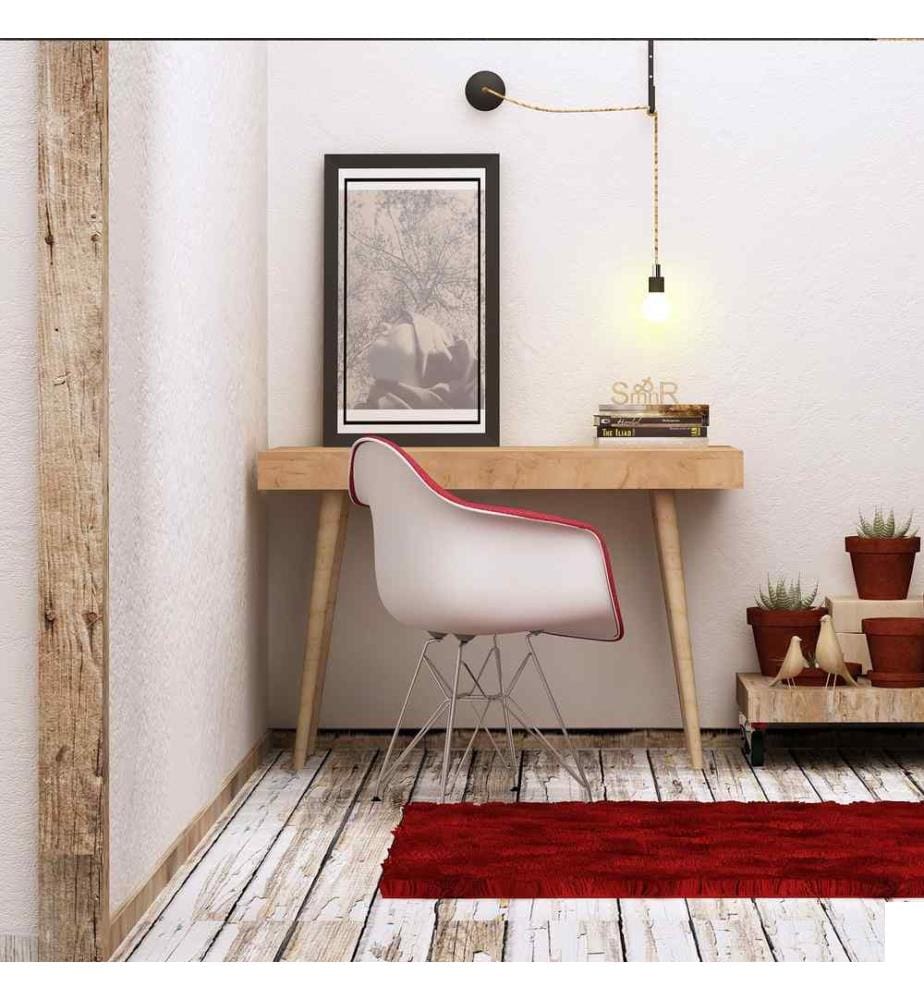 Bureau d'étude, chêne blanc, panneau de particules mélaminé