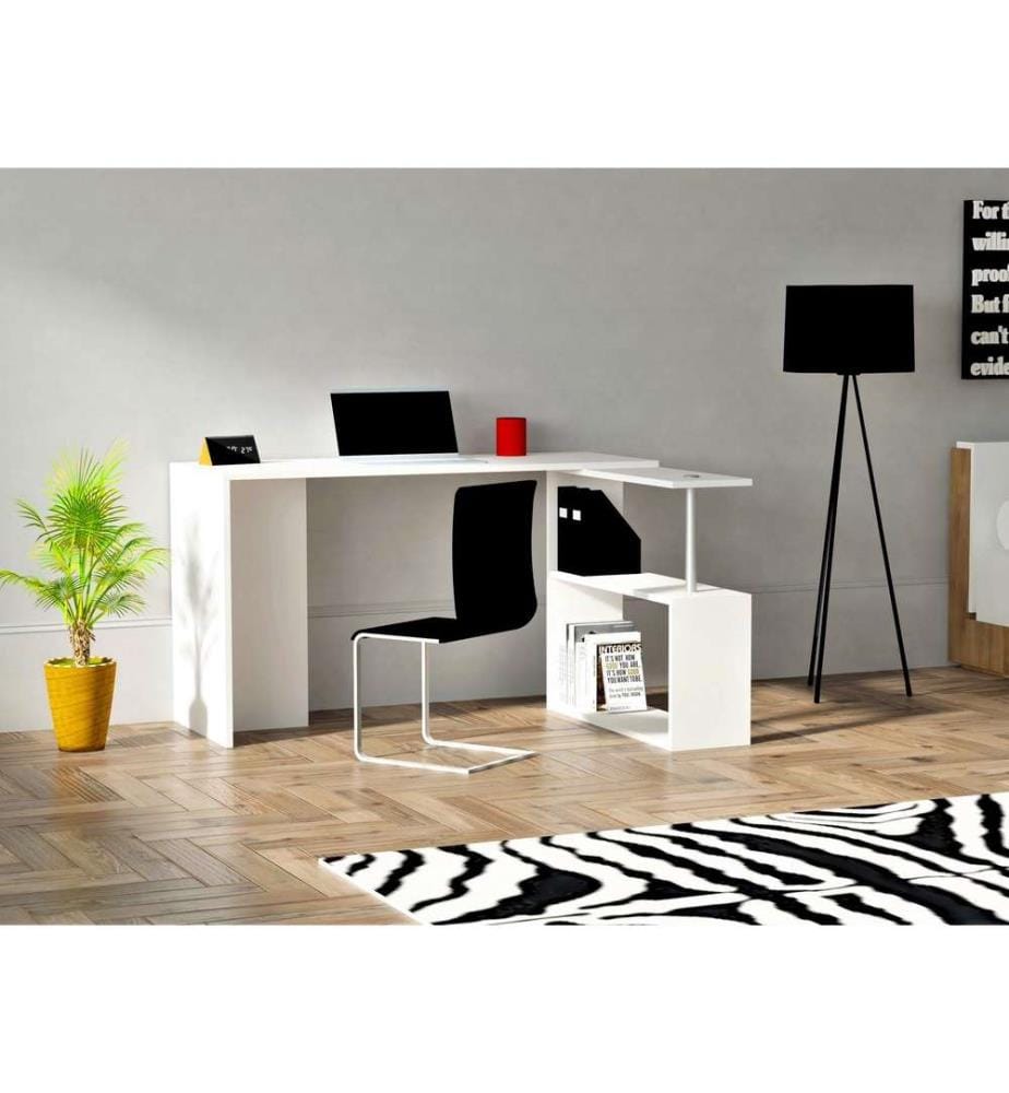 Bureau d'étude, blanc, panneau de particules mélaminé