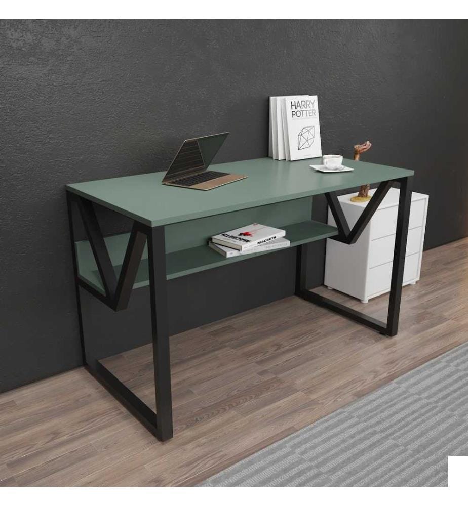 Bureau d'étude, vert, noir, panneau de particules mélaminé