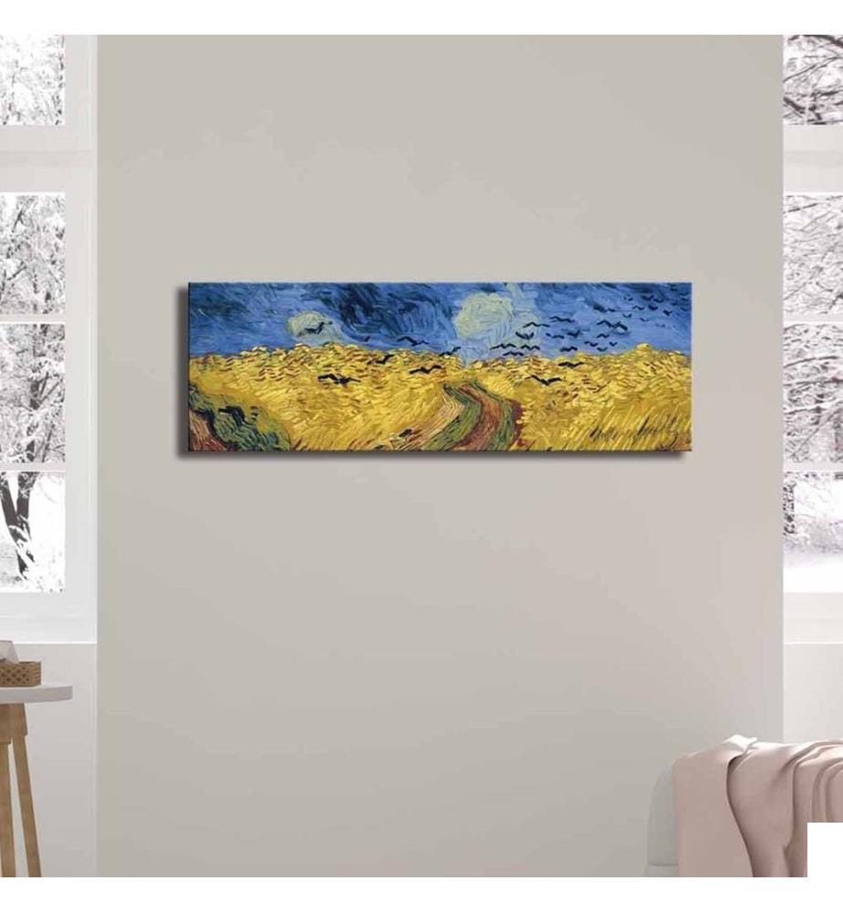 Peinture décorative sur toile, Multicolore, Toile en daim