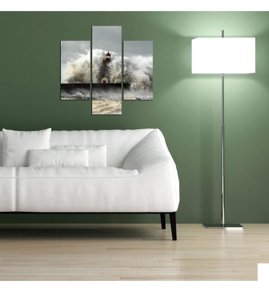 Peinture décorative MDF, 3 pièces, Multicolore, MDF