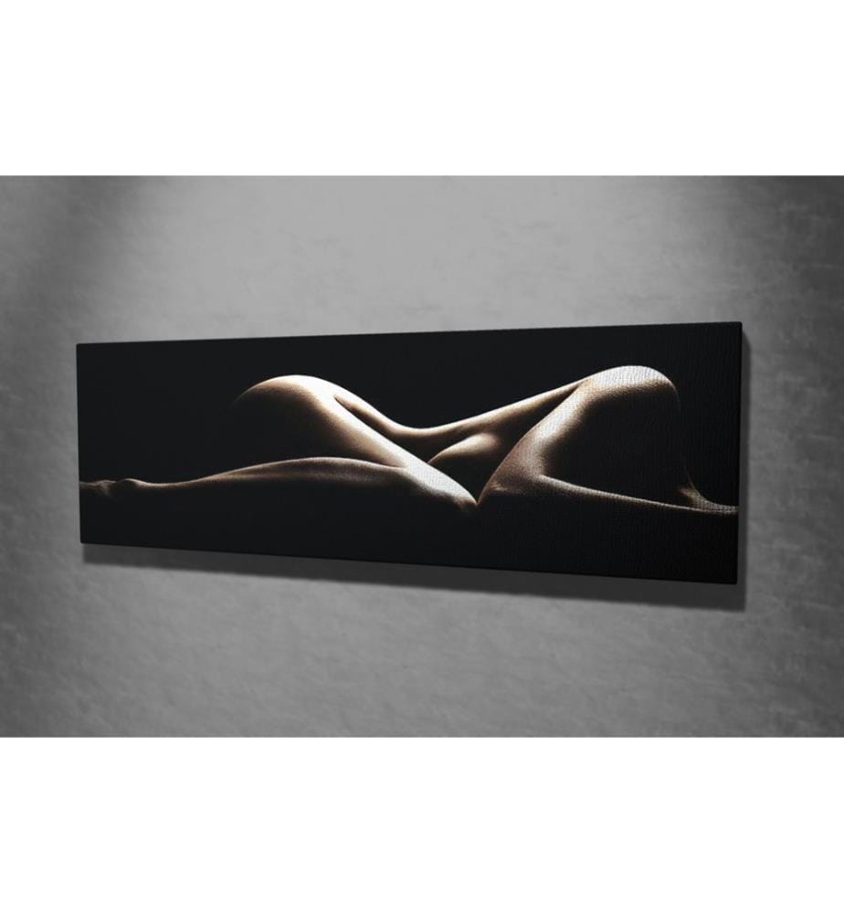 Peinture décorative sur toile, multicolore, toile, cadre en bois