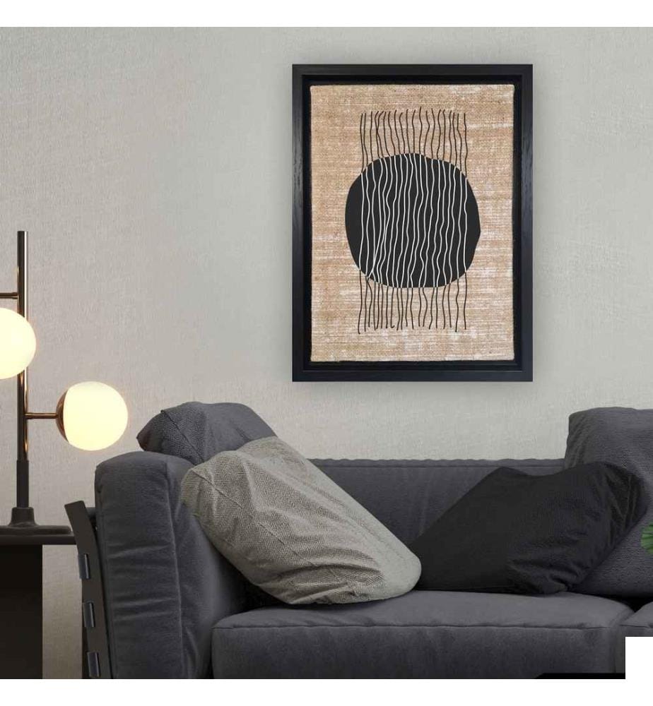 Peinture décorative sur toile, Multicolore, Jute, Peinture sur toile