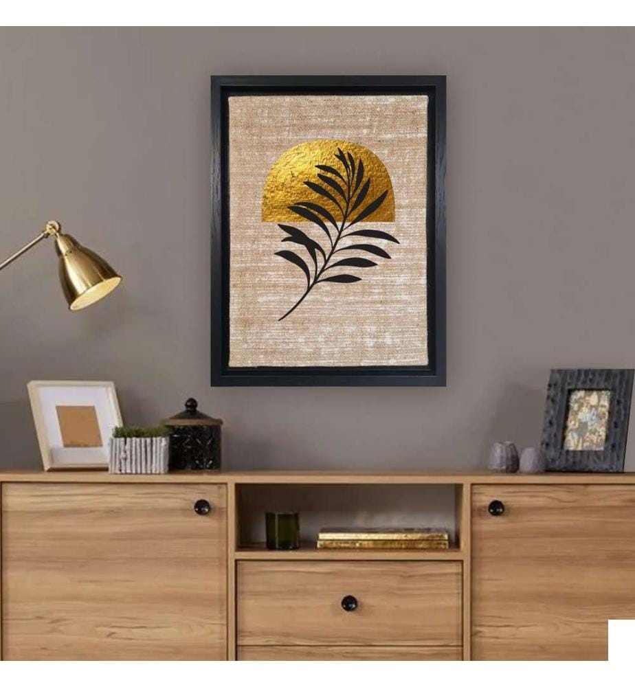 Peinture décorative sur toile, Multicolore, Jute, Peinture sur toile