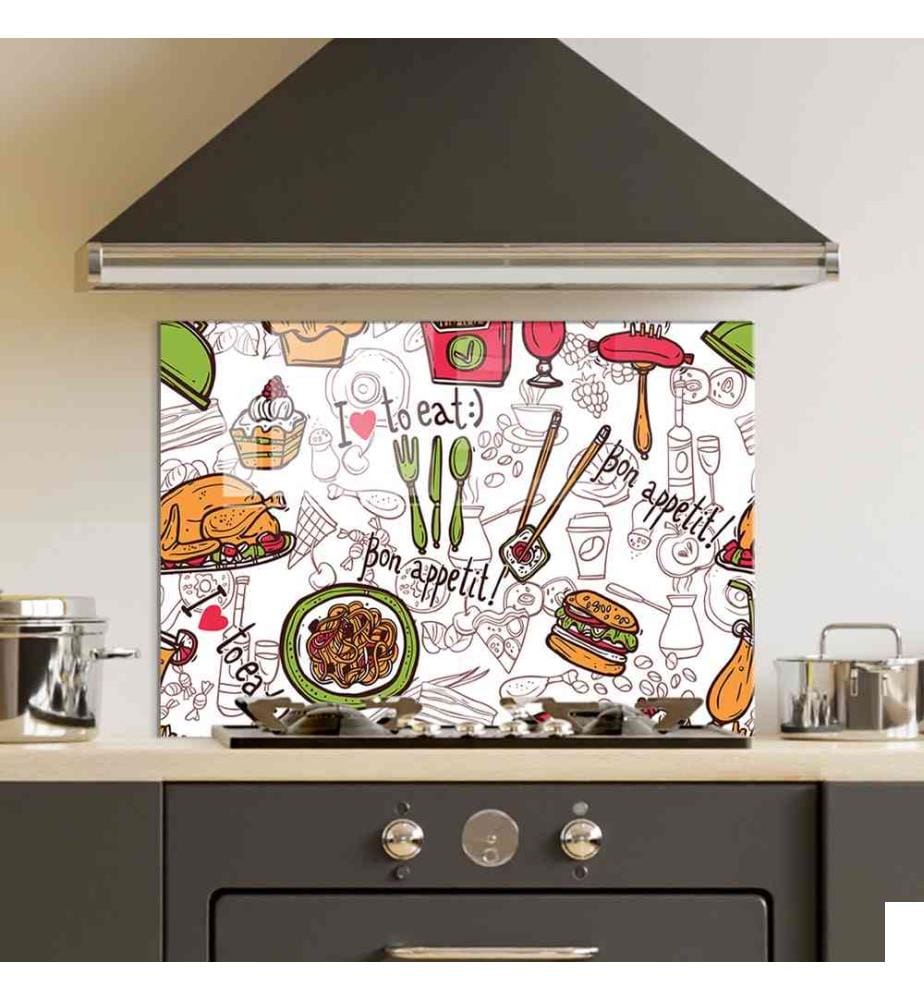 Peinture décorative en verre trempé, Multicolore, Verre trempé