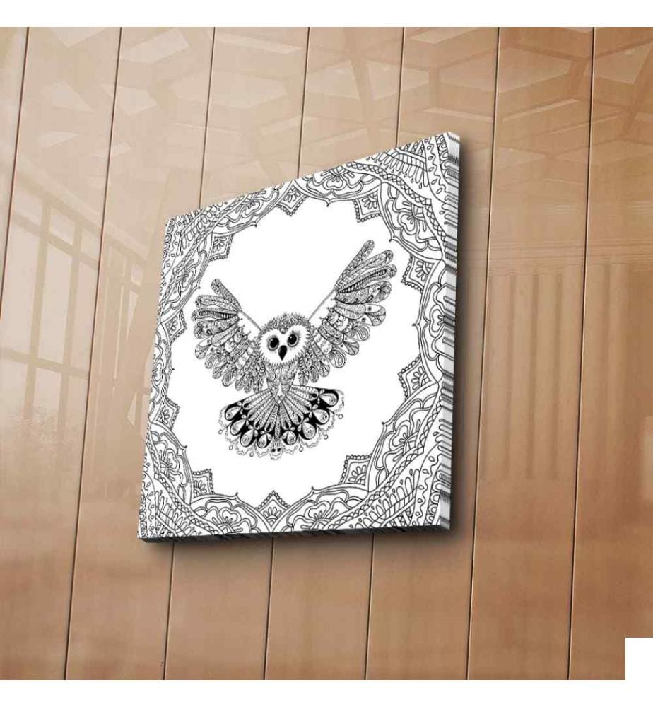 Toile décorative à peindre, Multicolore, Toile en daim