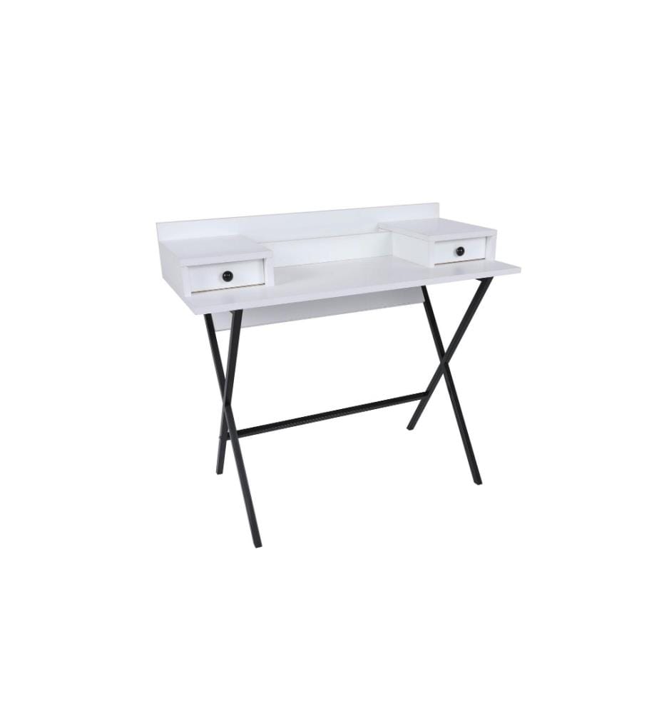 Table de maquillage, blanc, noir, panneau de particules mélaminé