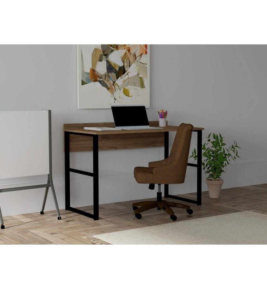 Bureau d'étude, noyer, noir, panneau de particules mélaminé