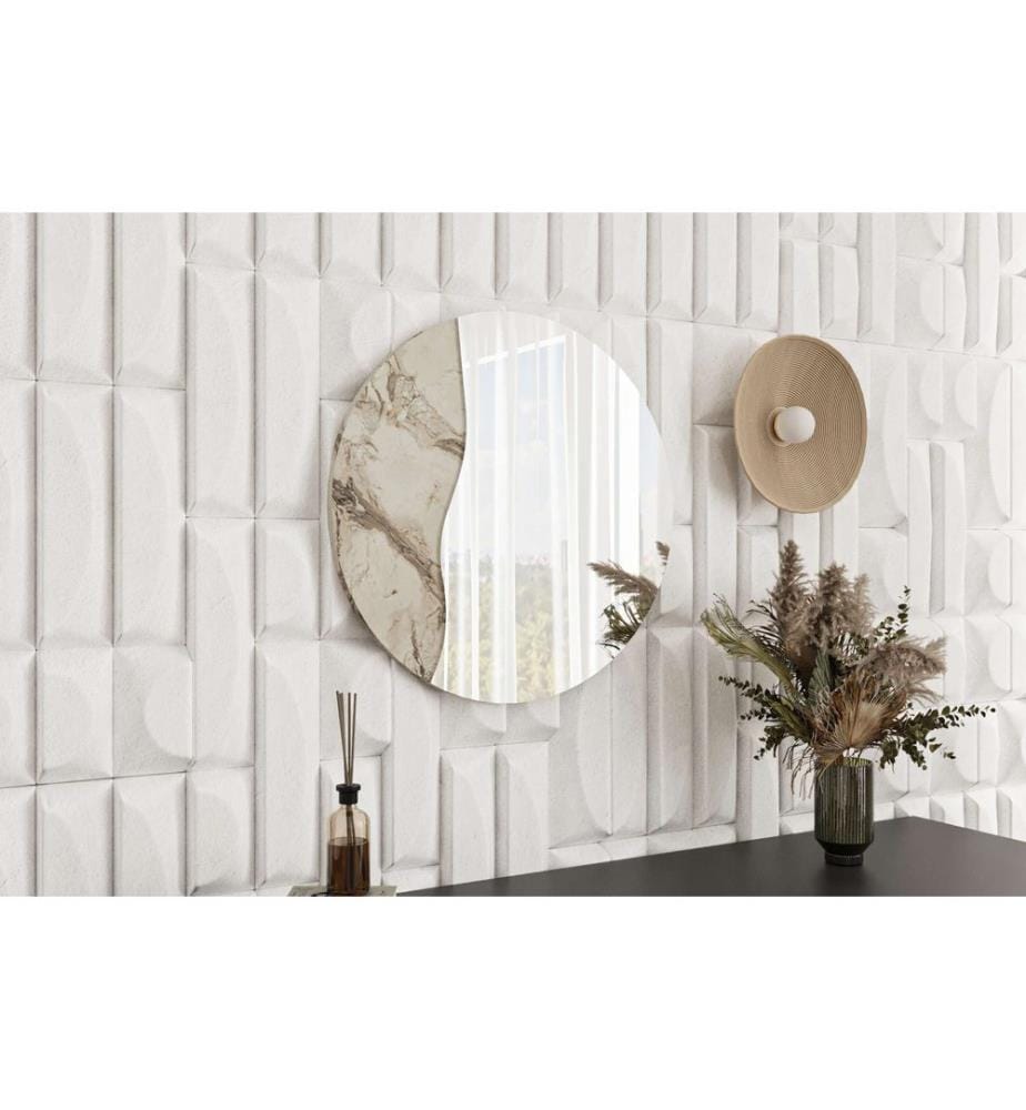 Miroir, marbre, 100 % MDF