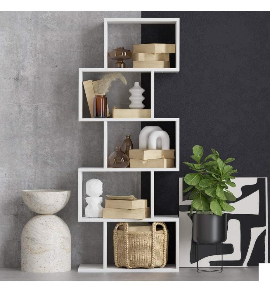 Blanc, Étagères, 150X60X30 cm, Plaque De Particules Enrobée De Mélamine