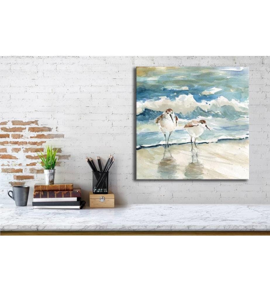 Peinture décorative sur toile, multicolore, 50 % COTON / 50 % POLYESTER, cadre en bois