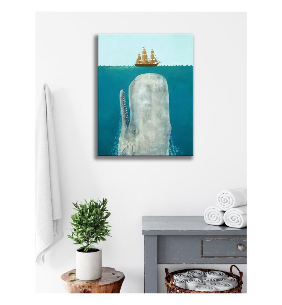 Peinture décorative sur toile, multicolore, 50 % COTON / 50 % POLYESTER, cadre en bois