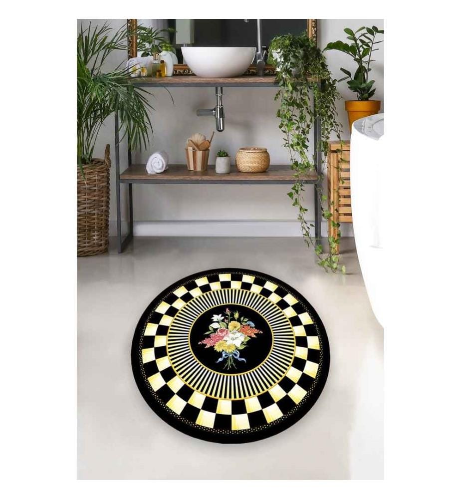 Tapis de bain, Multicolore, 100% Polyester
