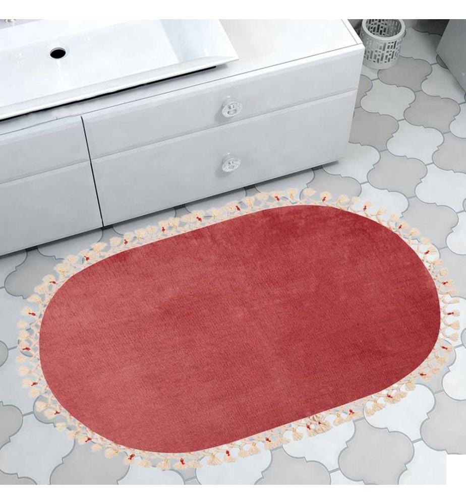 Tapis de bain, Fuchsia, 100% acrylique