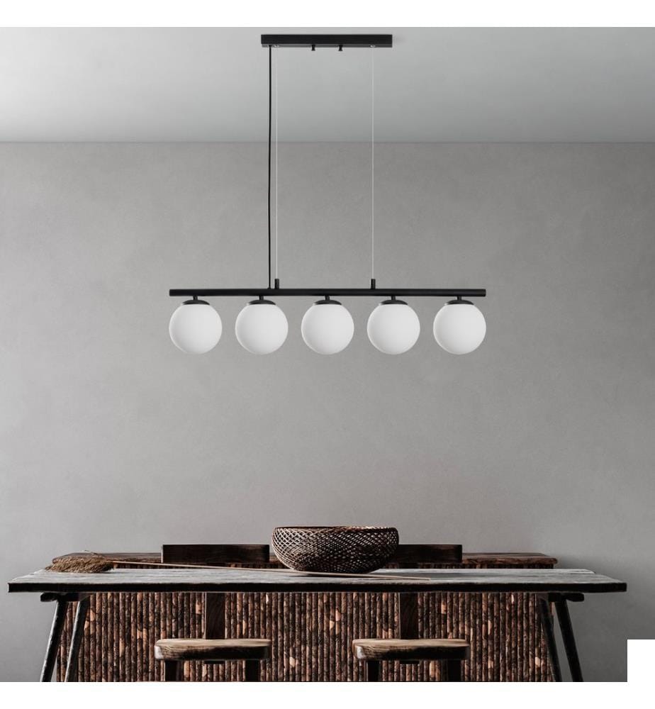 Lustre, noir, CORPS EN MÉTAL