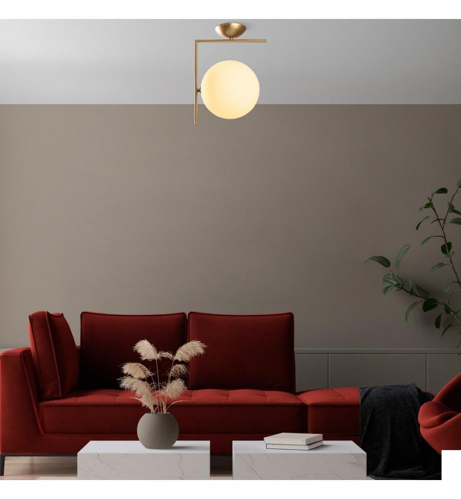 Lustre, doré, CORPS EN MÉTAL