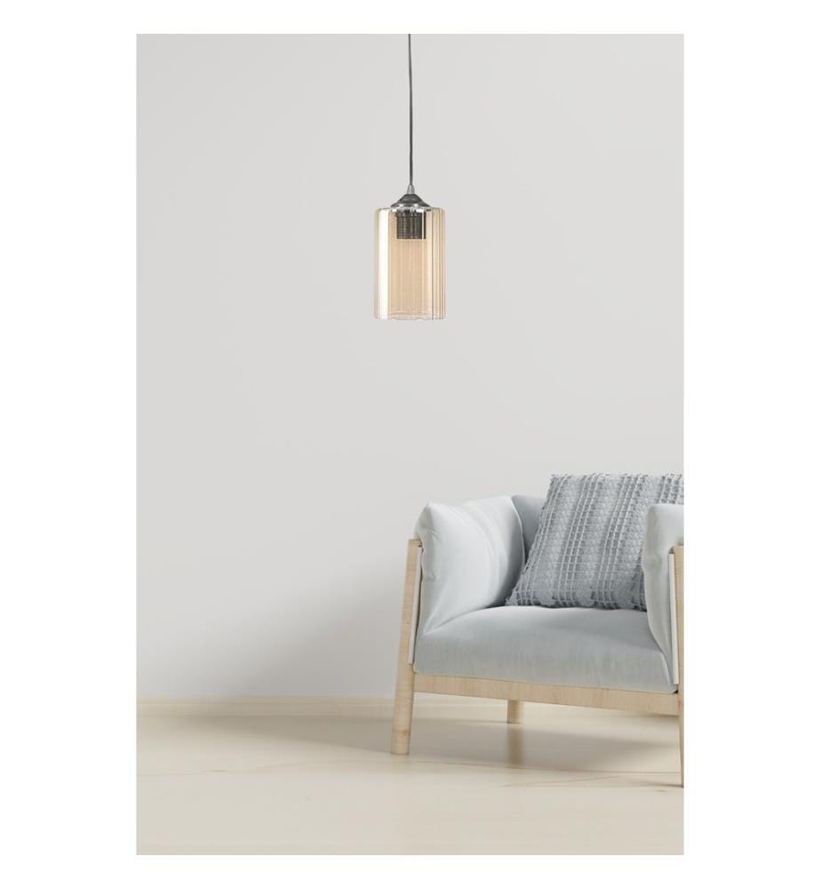 Lustre, jaune, corps en isinglass