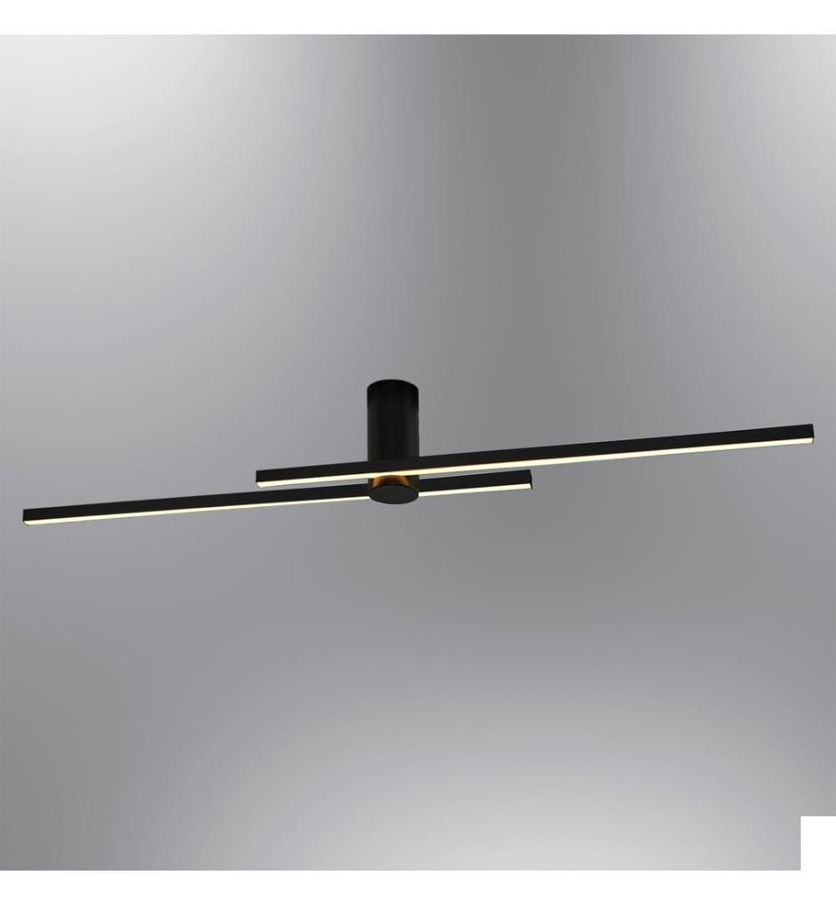 Lustre, noir, CORPS EN MÉTAL, capuchon en acrylique