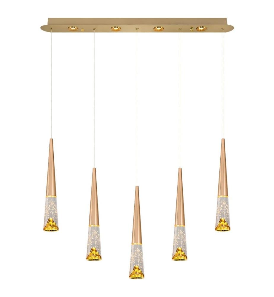 Lustre, doré, rose, CORPS EN POLYESTER