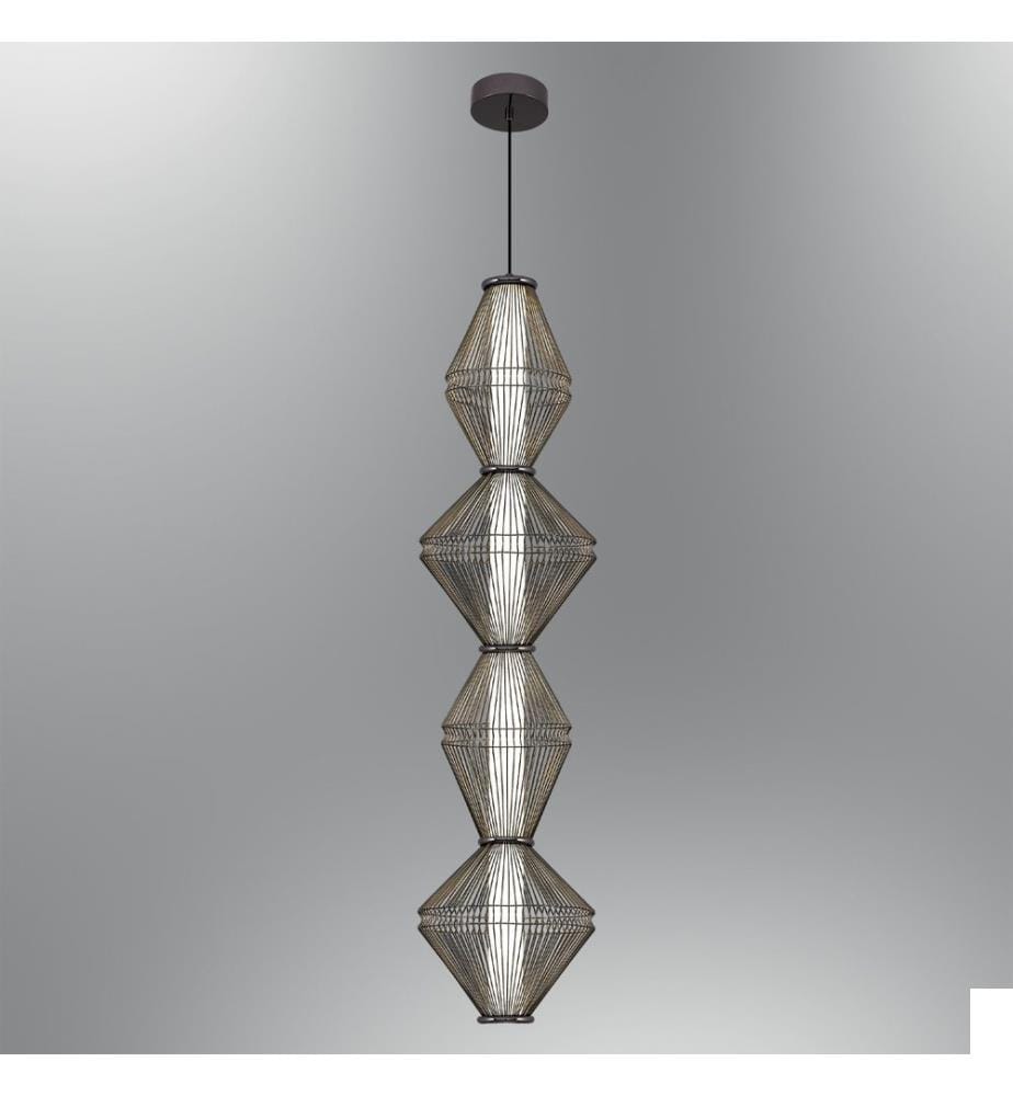 Lustre, platine, CORPS EN MÉTAL / CAPUCHON EN ACRYLIQUE