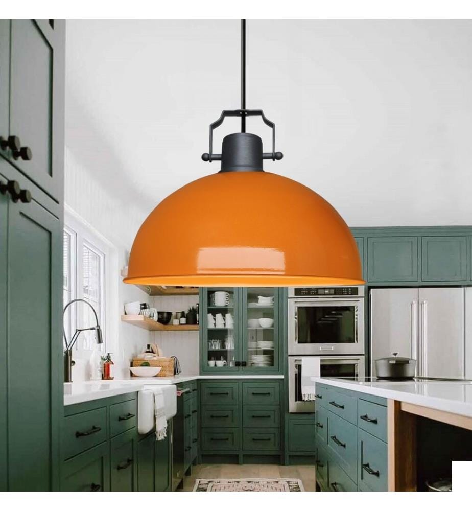 Lustre, orange, 100 % MÉTAL