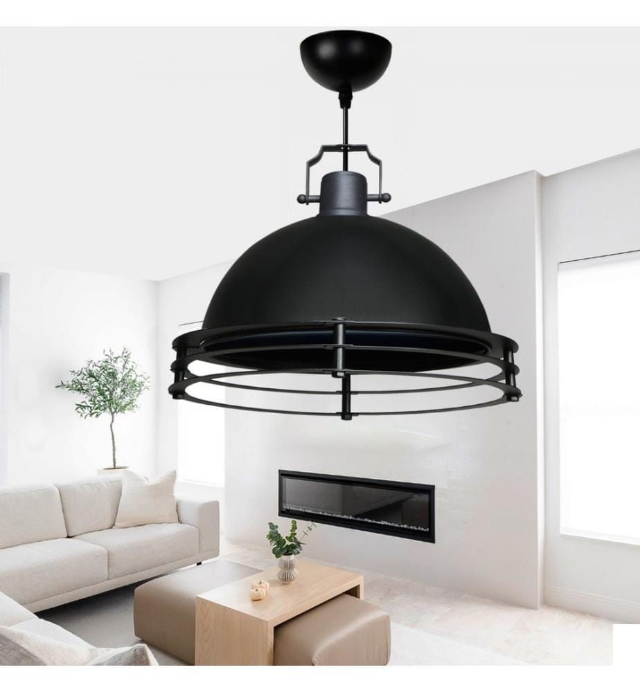 Lustre, noir, 100 % MÉTAL